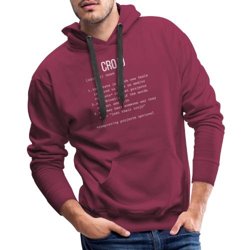 Crojo | Definition Collection - Men's Premium Hoodie