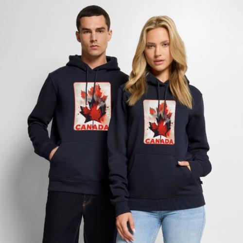 Canada Inked Leaf - Men's Premium Hoodie