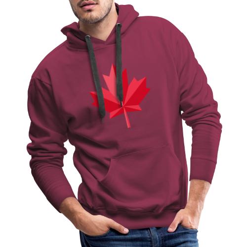 Canadian red maple leaf - Men's Premium Hoodie