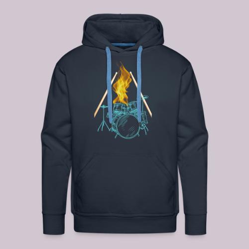 Drums on Fire - Men's Premium Hoodie