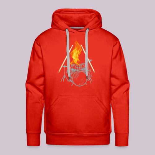 Drums on Fire - Men's Premium Hoodie