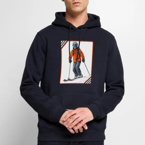 Skiing Thrill Ride - Men's Premium Hoodie