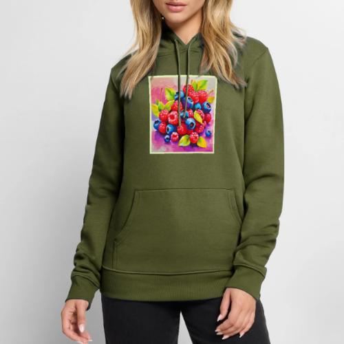 Colorful Berry Feast - Men's Premium Hoodie