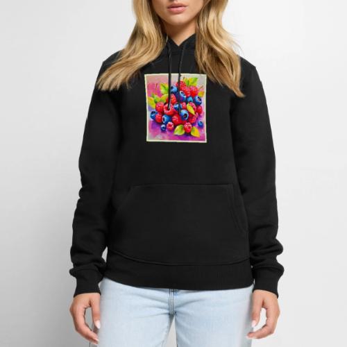 Colorful Berry Feast - Men's Premium Hoodie