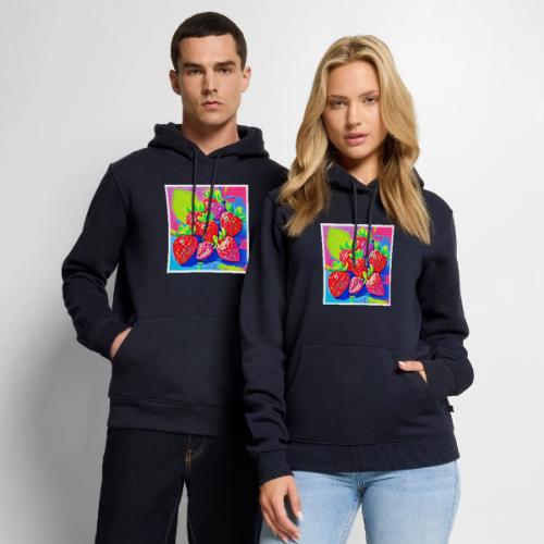 Pop Art Strawberries - Men's Premium Hoodie