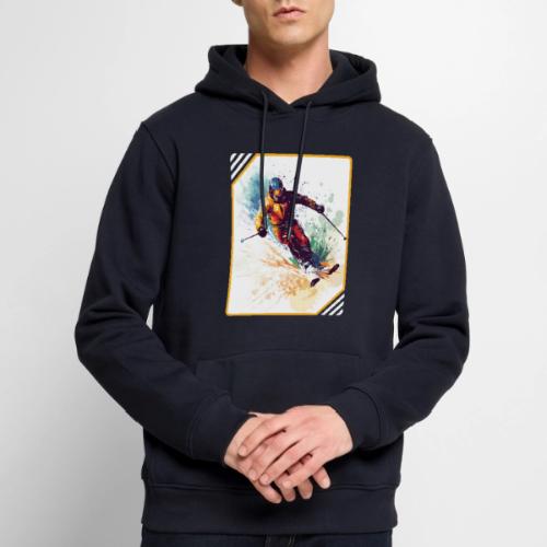 Winter Skiing Escape - Men's Premium Hoodie