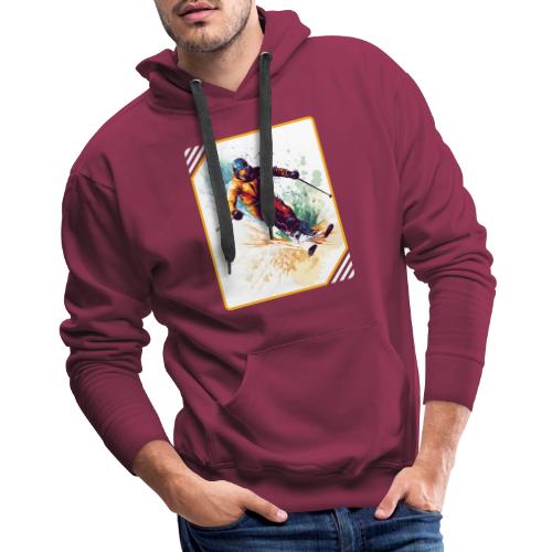Winter Skiing Escape - Men's Premium Hoodie
