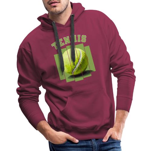 Tennis Minimal - Men's Premium Hoodie