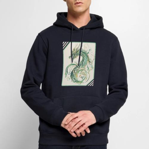 Brush of the Dragon - Men's Premium Hoodie