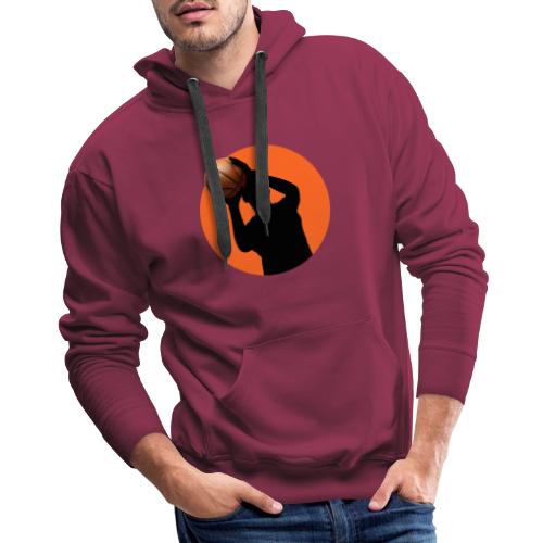 Basketball: Focused Precision - Men's Premium Hoodie