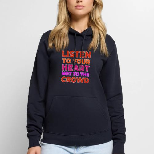 Heart Over Hype - Men's Premium Hoodie