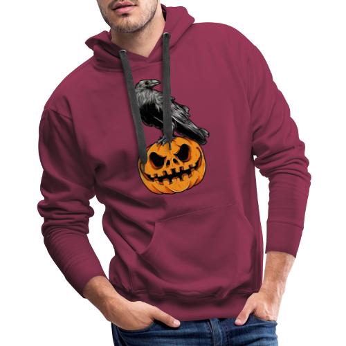 The Raven and Pumpkin - Men's Premium Hoodie