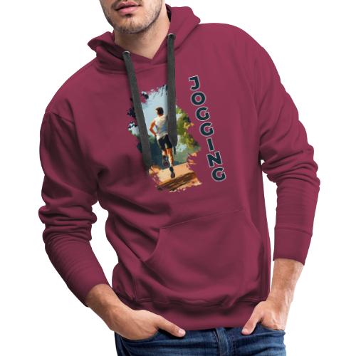 Jogging Vibes - Men's Premium Hoodie