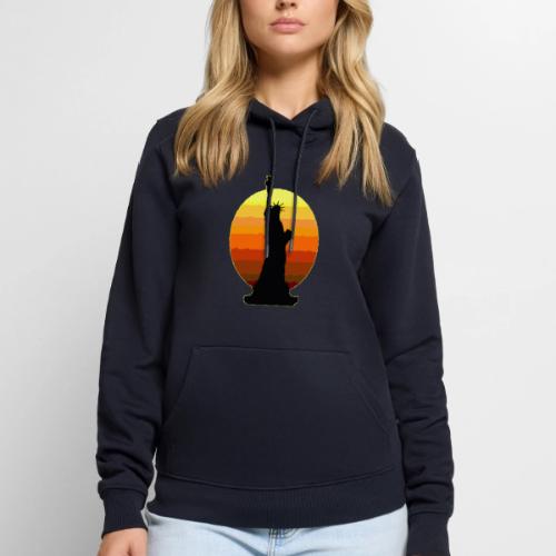 USA: Golden Horizon Liberty - Men's Premium Hoodie