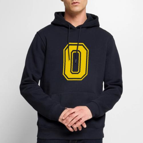 Letter O – Capital Athletic Alphabet Monogram - Men's Premium Hoodie