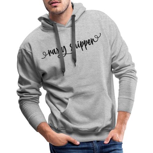Raxy Shipper - Horizontal Script Design - Men's Premium Hoodie