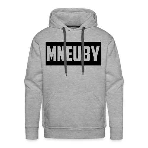 Mneuby Text Logo - Men's Premium Hoodie