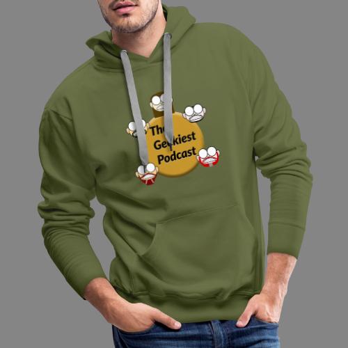 The Geekiest Podcast Logo - Men's Premium Hoodie