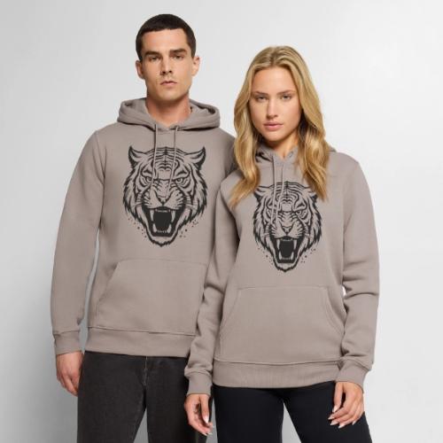 Wild Tiger Fashion, the fury of the feline tiger. - Men's Premium Hoodie