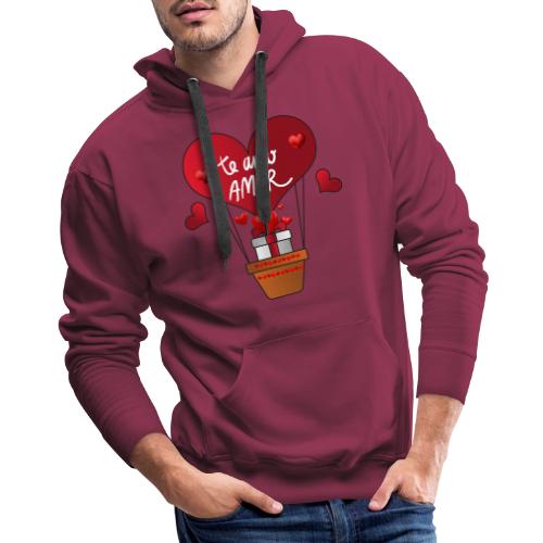 Fashion Valentine's Day Hearts, Gifts February 14 - Men's Premium Hoodie