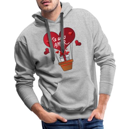Fashion Valentine's Day Hearts, Gifts February 14 - Men's Premium Hoodie