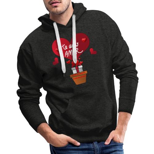 Fashion Valentine's Day Hearts, Gifts February 14 - Men's Premium Hoodie