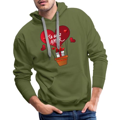 Fashion Valentine's Day Hearts, Gifts February 14 - Men's Premium Hoodie