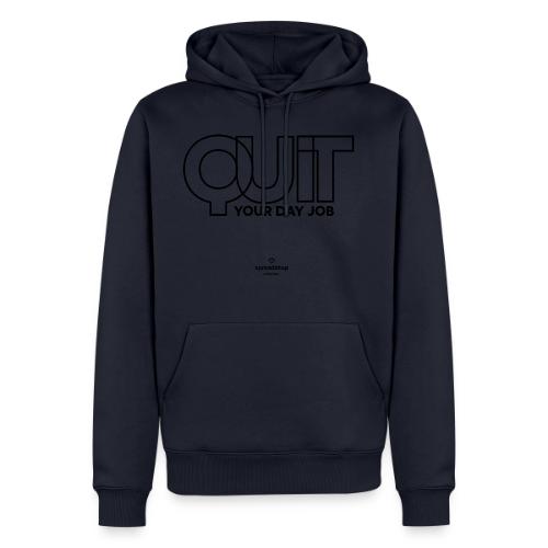 Quit in black - Men's Premium Hoodie