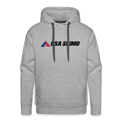 USA Skimo Logo - Landscape - Color - Men's Premium Hoodie
