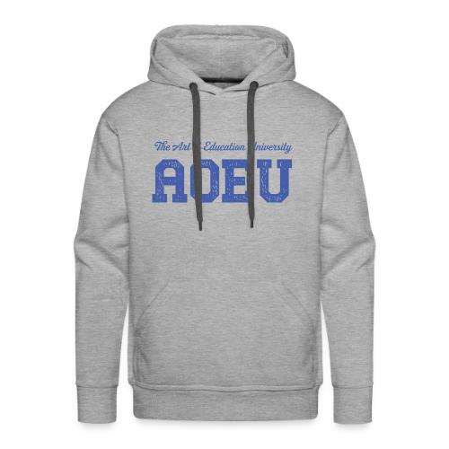 AOEU Collegiate Lockup (Dark Blue) - Men's Premium Hoodie