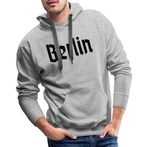 BERLIN Fraktur Font - Men's Premium Hoodie