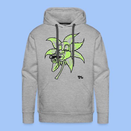 smoking leaf - Men's Premium Hoodie