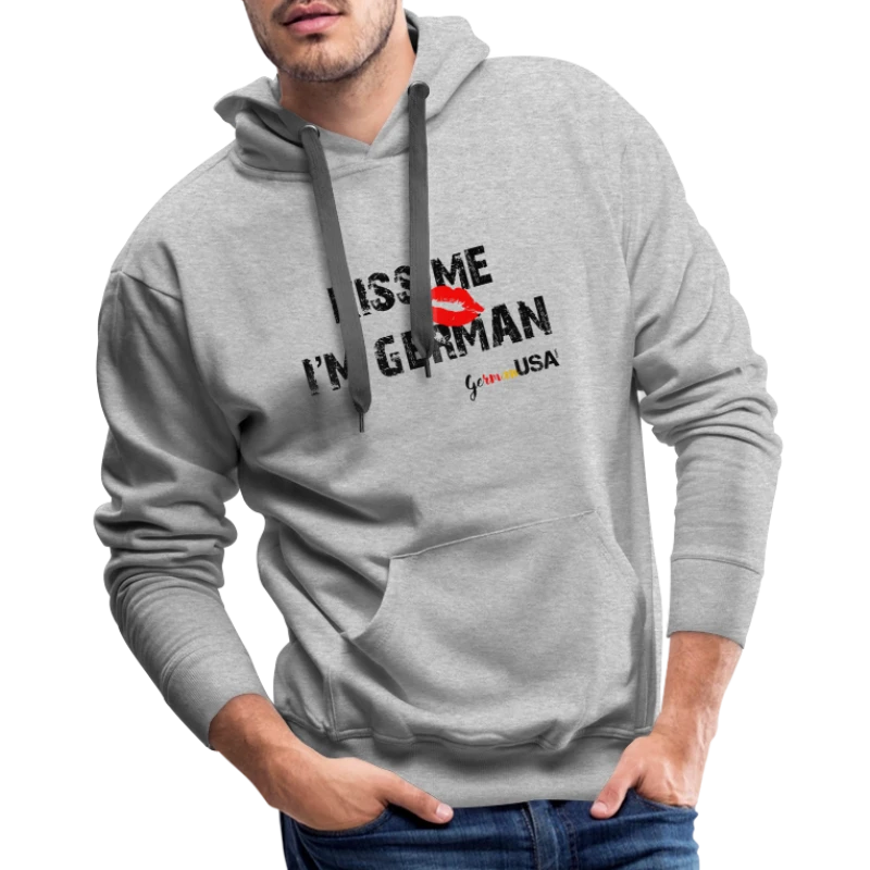 Kiss Me I'm Germany - Men's Premium Hoodie