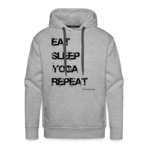 Eat Sleep Yoga Repeat TC - Men's Premium Hoodie