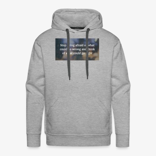 30 Motivational Quotes To Overcome The Challenges - Men's Premium Hoodie