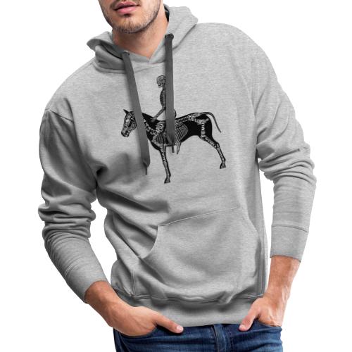 Skeleton Equestrian - Men's Premium Hoodie