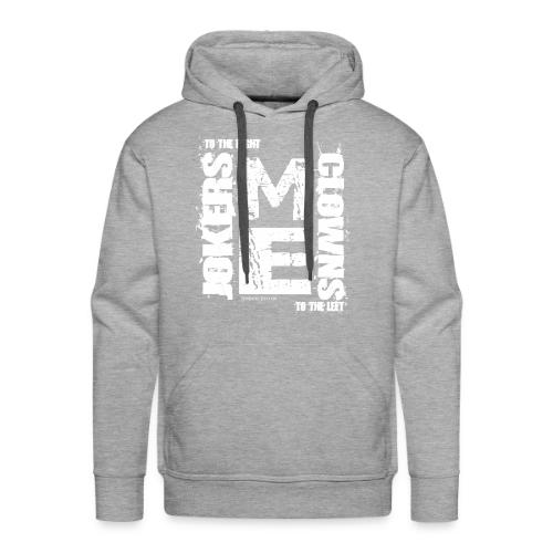 CLOWNS to the LEFT 2 white - Men's Premium Hoodie