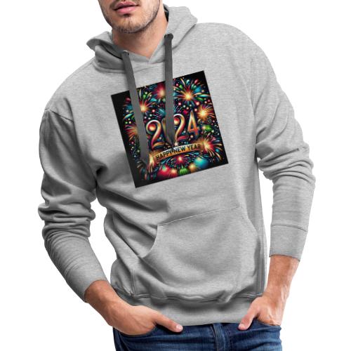 Here's to more laughs and good times in 2024 - Men's Premium Hoodie