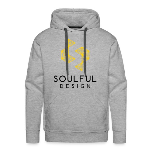 soulful design Logo Gold - Men's Premium Hoodie