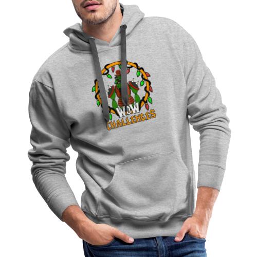 WoW Challenges Holiday Orc - Men's Premium Hoodie