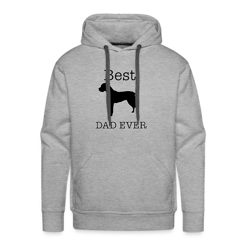 Funny Best Dog Dad Ever T-shirt - Men's Premium Hoodie