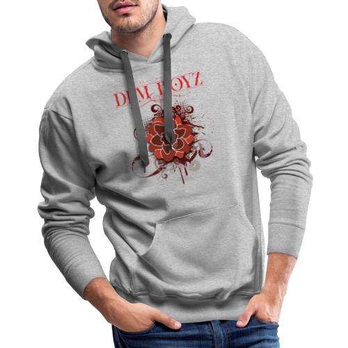 Flower Splash Reds - Men's Premium Hoodie