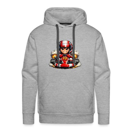 Carcadelogoracerfront - Men's Premium Hoodie