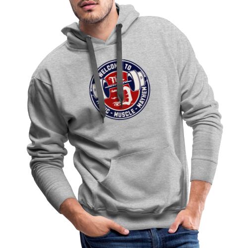 Welcome to the D® Muscle Badge 1 - Men's Premium Hoodie