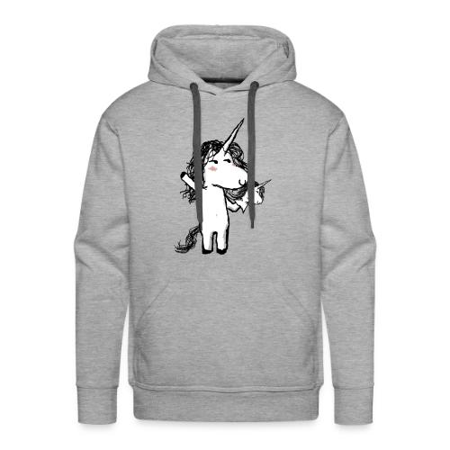 Kaede the Unicorn with his mini friend - Men's Premium Hoodie