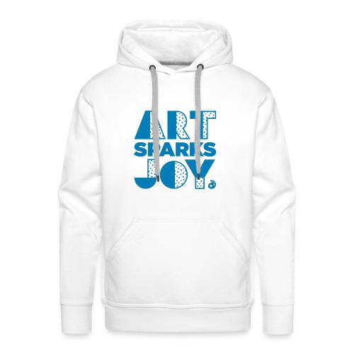Art Sparks Joy (Dark Blue) - Men's Premium Hoodie