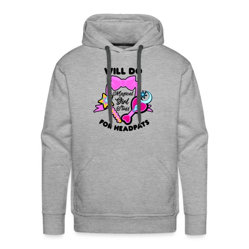 Will Do Magical Girl Stuff For Headpats - Anime - Men's Premium Hoodie