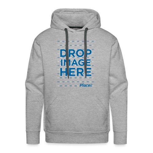 DROP IMAGE HERE - Placeit Design - Men's Premium Hoodie