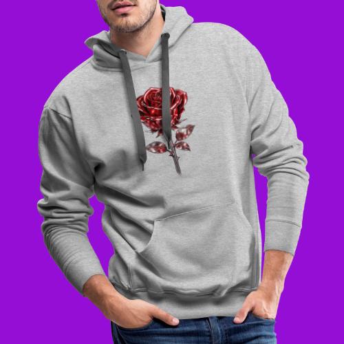 2 Set - Silver and Gold Roses - Men's Premium Hoodie