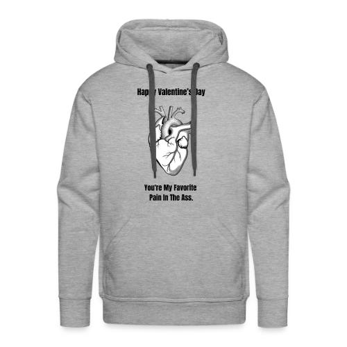 I'm Glad I Swiped Right T-Shirt | Funny Valentine - Men's Premium Hoodie